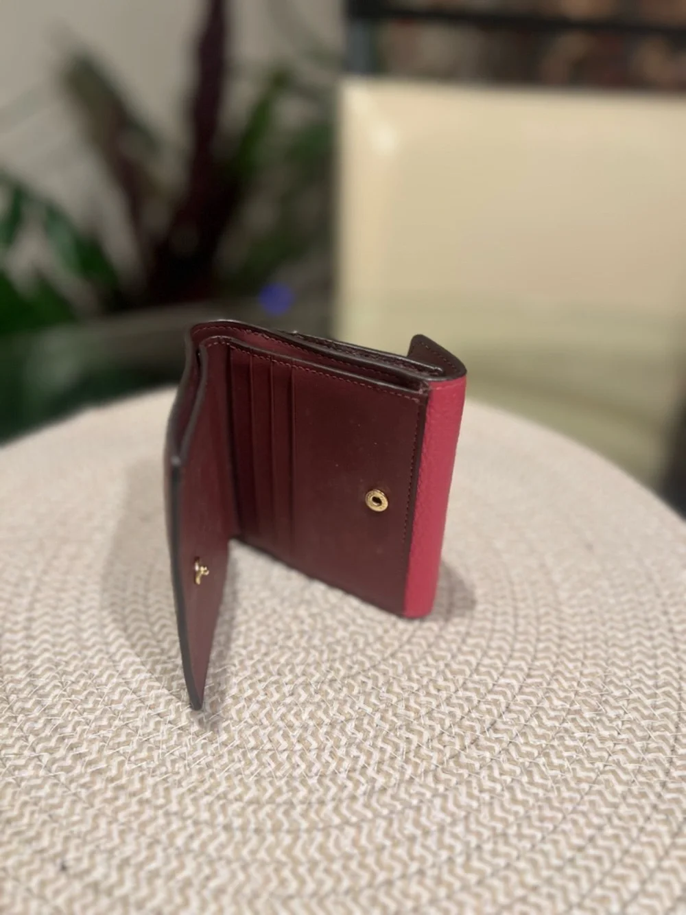 Coach Georgie Small Wallet In Colorblock - Picture 8 of 11